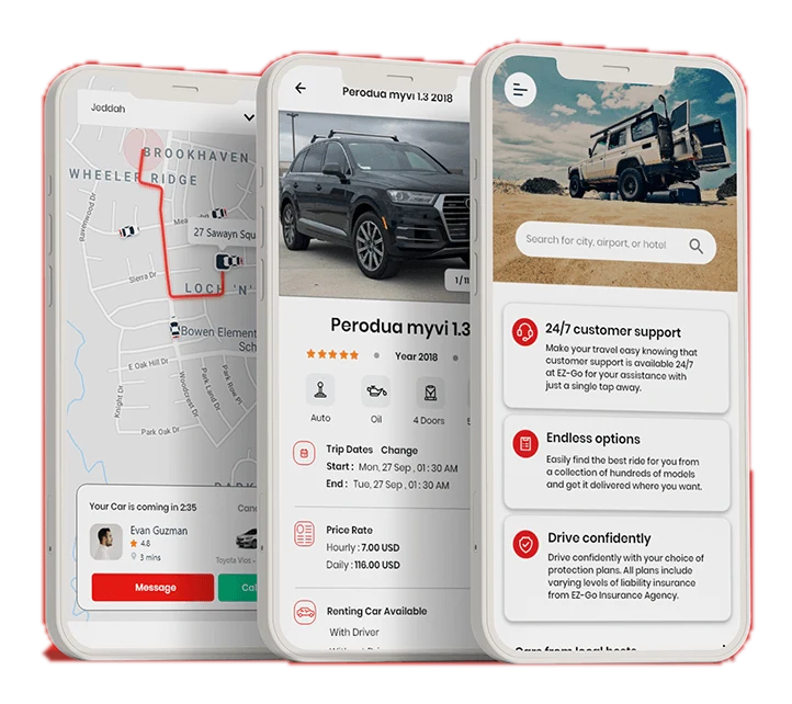 Ezgo · Luxury car rental app